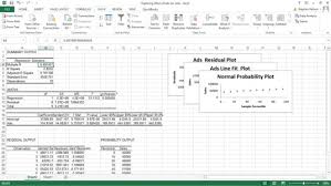How To Use The Regression Data Analysis Tool In Excel Dummies