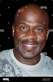 BeBe Winans Gospel singer BeBe Winans visits the cast of the Broadway  musical 'The Little Mermaid" at the Lunt-Fontanne Stock Photo