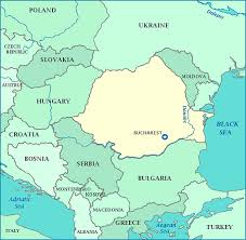Map Of Romania Romania Map Shows Black And Aegean Sea With The Hellespont Romania Map Romania Danube River