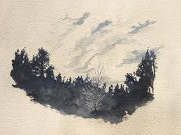 O Christmas Tree A Scots Pine Winter Wonderland Charlotte Iggulden Art