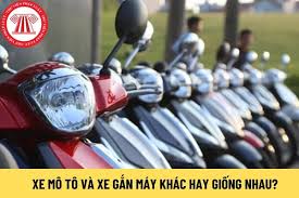 Xe mô tô và xe gắn máy khác hay giống nhau? Các giấy tờ cần mang theo khi  điều khiển phương tiện?