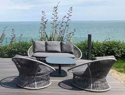 Protect outdoor garden furniture with fade resistant quality covers from effects of sun, rain, birds and frost. Spade Alu Round Rope Outdoor Furniture Collection Garden Furniture Garden Sofa Sets And Lounging Garden Furniture Barbecues Outdoor Ie