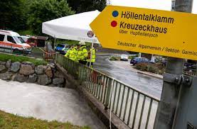 In der höllentalklamm nahe der zugspitze wurden acht menschen nach starkregen von einer traurige gewissheit nach der flutwelle in der höllentalklamm an der zugspitze: 3bvu Cjwgnbqrm