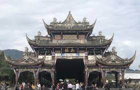 中国世界遺産都江堰南橋 海外の風景 四川省 四川旅行 中国旅行 成都旅行 都江堰 中国世界遺産 中国旅行 世界遺産 成都