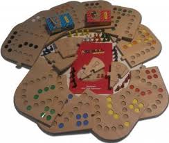 Bol Com Keezbord Totaalbox Hout 8 Personen Keezen Bordspel Games