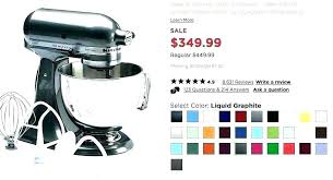 Kitchenaid Stand Mixer Colors Jamesmore Co