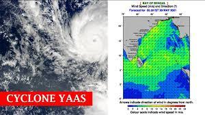 Cyclone yaas is set to majorly hit parts of bengal and odisha in a few hours from now. 4qb1n2epxui0cm