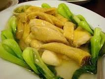 What is white chicken in Chinese food?