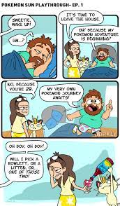 I started a Pokemon Sun comic series, and the first two episodes are up!  (OC) : r/pokemon