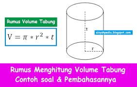 Tabung adalah bangun ruang yang tersusun oleh 3 buah sisi yaitu 2 buah lingkaran yang mempunyai ukuran yang sama dan 1 segiempat yang mengelilingi kedua lingkaran tersebut. Rumus Menghitung Volume Tabung Contoh Soal Pembahasannya Catatan Matematika Com
