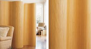 Using decorative room dividers to partition the room. Bamboo Screen Room Divider Curvaceous Screen Room Divider
