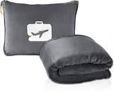 Eqra International Soft Airplane Travel Blanket & Pillow/Hand ...