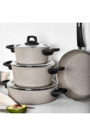 Taç master cook 4'lü 7 parça granit tencere seti gri. Karaca Biogranit Grey 7 Parca Tencere Seti Fiyati Yorumlari Trendyol