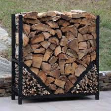 Shelterit 48 In X 15 In X 48 In Steel Half Cord Firewood Rack Lowes Com In 2020 Firewood Storage Indoor Firewood Storage Outdoor Firewood Rack
