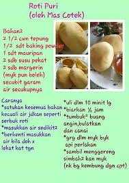 Roti Puri Mas Cotek Cooking Recipes Food Receipes Sambal Recipe