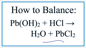 Called subscripts are used to balance chemical equations. How To Balance Pb Oh 2 Hcl H2o Pbcl2 Youtube