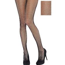 Download Adult Classic Black Fishnet Pantyhose Party City
