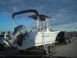 Shade Of T Top Vs Bimini In Center Consoles Bay Boats Forum Boat Bimini Top Bimini Bay Boats