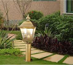 Luxury All Copper Landscape Lighting Europe Style Villa Garden Porch E14 Lamp Outdoor Yard Grassland Lamp Outdoor Waterproof Lighting All Copper Landscape Lighting Europe Style Villa Garden Porch E14 Lamp Outdoor Yard Grassland