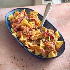 Farfalle Mit Thunfisch Kapern Sauce Rezept Ww Deutschland In 2020 Rezepte Kalorienarmes Essen Essen Rezepte