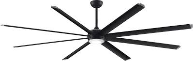 Global industrial's 96 inch industrial ceiling fan provides effective and efficient solutions all year round; Fanimation Mad7998blw Stellar 96 Black Led Indoor Outdoor 96 Ceiling Fan Fan Mad7998blw