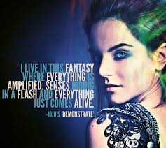 Jojo's Demonstrate lyric quote