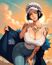 Experience female Law in her element - intense One Piece hentai passion!