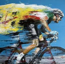 Pin De Carlos Canizares En Ciclismo Pintor Argentino Ciclismo Urbano Arte