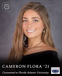 Jupiter Christian School would like to recognize Cameron Flora and  congratulate her