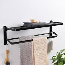 Grossiste pliage serviette bain acheter les meilleurs pliage serviette bain lots de la chine pliage serviette bain grossistes en ligne alibaba com. Tempsa Porte Serviette Support Mural Etageres En Aluminium Pliable Murale Noir Pour Salle De Bain Type 2 Cdiscount Bricolage
