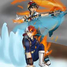 Maybe you would like to learn more about one of these? Boboiboy Frost Fire And Todoroki Shouto By Lina Berliana On Deviantart