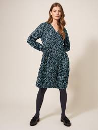 White Stuff Penelope Tunic Dress, Black/Multi