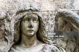 Stone Angel Stock Photo