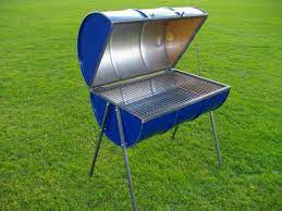 Grilling is most fun when you have all the right equipment, and one important addition is the grill table. Bbq Made Of Barrel Bbq Grill Diy Bbq Grill Design Oil Drum Bbq