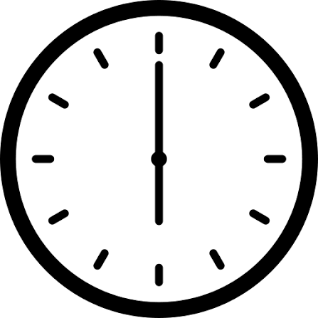 18h - ícones de hora e data grátis