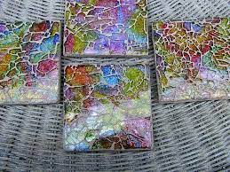 Colorful Tempered Glass Mosaic Tile Set Glass Mosaic Tiles Mosaic Glass Mosaic Crafts