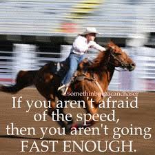 You Aren T Going Fast Enough True I Do Games On My Horse And I Am Afraid Of The Speed Inspirational Horse Quotes Horse Riding Quotes