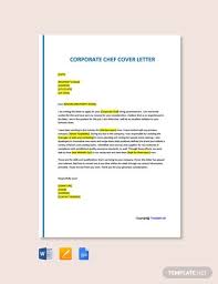 Traditional document files are not fixed in terms of how they will display. Free Corporate Chef Cover Letter Template Google Docs Word Template Net Cover Letter Template Cover Letter Template Free Cover Letter