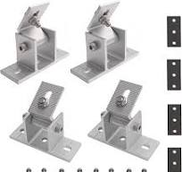 Amazon.com: Riyhch 4 Pack Adjustable Solar Panel Tilt Mount ...