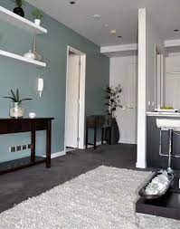 Pin By Maureen Jackson On House Stuff Feature Wall Living Room Living Room Design Blue Gray Living Room Paint Colors