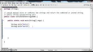 How To Concatenate Two Strings In Java Youtube Concatenating two strings refers to the merging of both the strings together. how to concatenate two strings in java