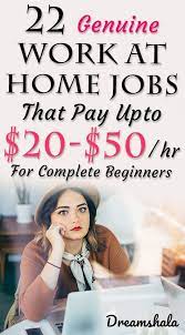 22 Genuine Work From Home Jobs Side Gigs For 2020 Dreamshala Work From Home Jobs Online Jobs From Home Make Money From Home