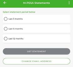 How to request mpesa statement via email. How To Get Mpesa Statement For 6 Months