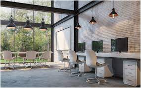 If you are not a fan of formal settings, then go for this office design! 10 Modern Small Office Designs To Inspire Your Renovation Savvy The Architects Diary