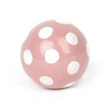 Knauf Ball Polka Dot Rosa Weiss Kinder Zimmer Kinderzimmer Ideen