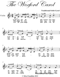 Easy violin notes for beginners. Wexford Carol Easy Violin Sheet Music Read Book Online
