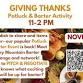 Giving Thanks – Potluck & Barter Activity event image