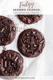 Fudgy Double Chocolate Brownie Cookies Recipe Healthy Chocolate Recipes Healthy Sweets Recipes Healthy Cookie Recipes