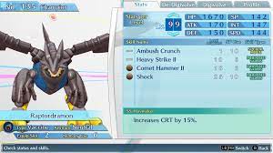 Raptordramon - Digimon - Digimon Story: Cyber Sleuth Hacker's Memory &  Complete Edition - Grindosaur