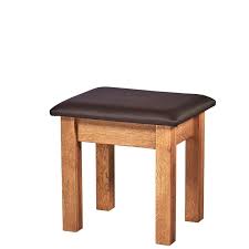 Different types of dressing & makeup table stools. Quebec Oak Dressing Table Stool Quality Oak Furniture From The Furniture Directory